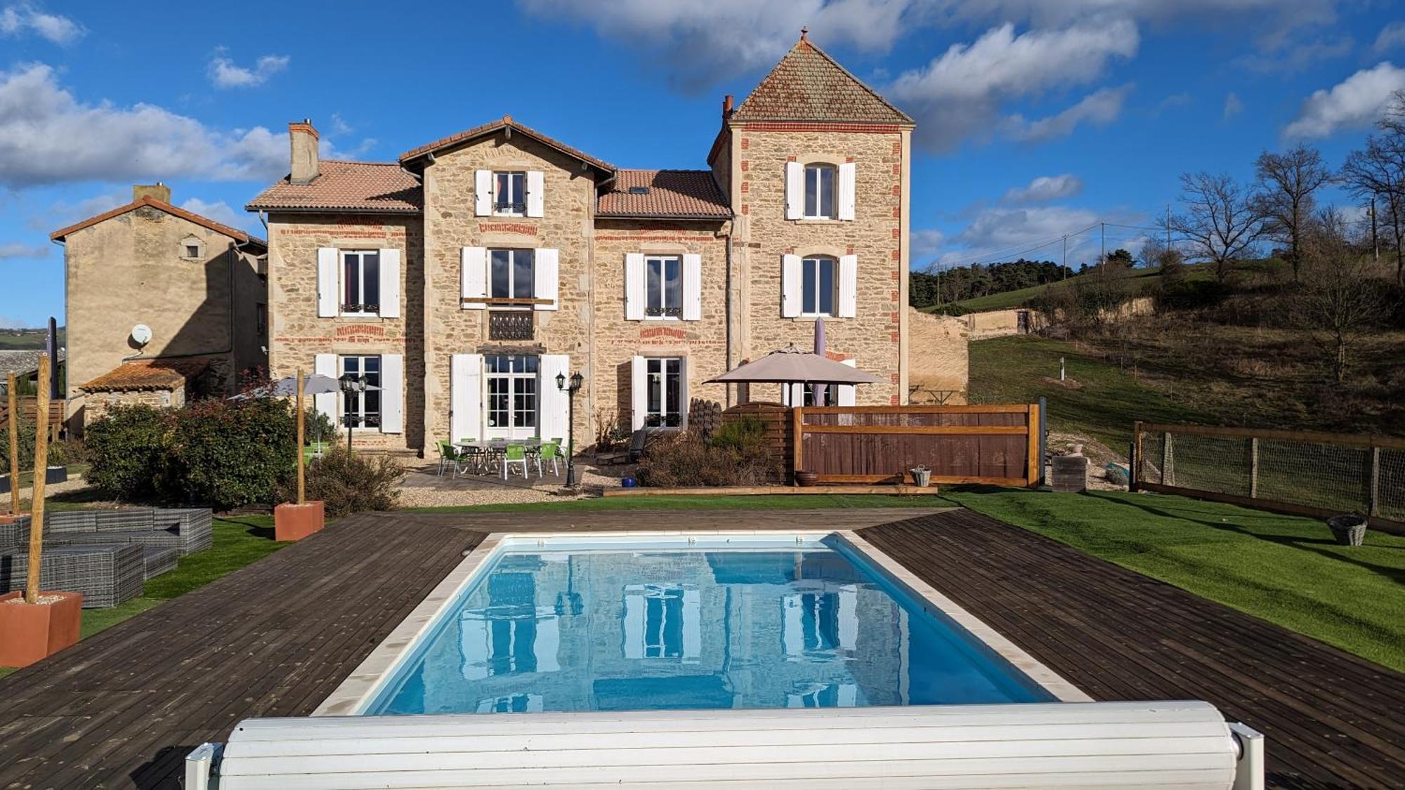 Chambres Et Tables D' Hotes Manglieu Exterior foto